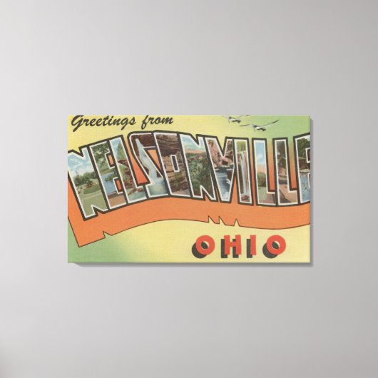 Toile Nelsonville, Ohio - Scènes de grandes lettres (Recto)