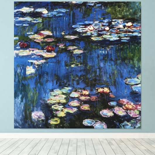 Toile Nénuphar ; 1914 par Monet (Insitu (Plancher de Bois))