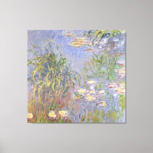Toile Nénuphars de Claude Monet , groupe d'herbe