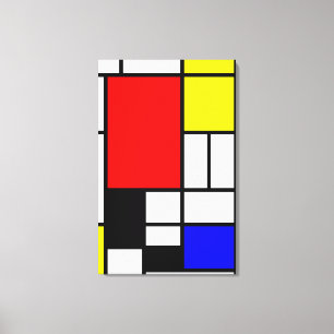 Toile Néo--plasticism style de Mondrian