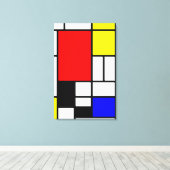 Toile Néo-plasticisme Style mondrien (Insitu (Plancher de Bois))