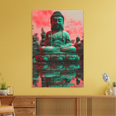 Toile Neon Bouddha (Insitu(Salon))