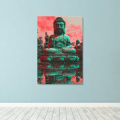 Toile Neon Bouddha (Insitu (Plancher de Bois))