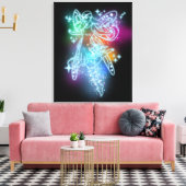 Toile Neon Fairy (Insitu(Salon))