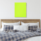 Toile Neon Limeade Jaune Vert Solid Couleur Arrière - pl (Insitu(Chambre))