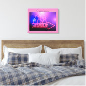 Toile Neon Pink Girls Sign Thunder_cove (Insitu(Chambre))
