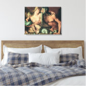 Toile Neptune et Amphitrite (huile sur toile) (Insitu(Chambre))