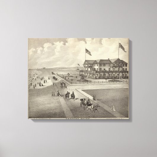 Toile Neptune House, Ocean Beach, NJ (Recto)