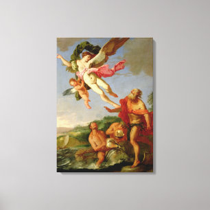 Toile Neptune poursuivant Coronis, 1665-70 (huile sur la