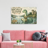 Toile Nessie Cryptide Confortable Élusive Socialement Lo (Insitu(Salon))