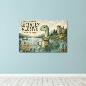 Toile Nessie Cryptide Confortable Élusive Socialement Lo (Insitu (Plancher de Bois))