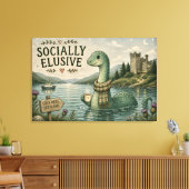 Toile Nessie Cryptide Confortable Élusive Socialement Lo (Insitu(Salon))