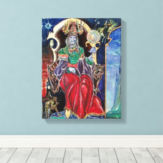 Toile NEUROMANCER Magicien Roi (Insitu (Plancher de Bois))