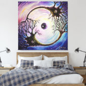 Toile neurones connectés (Insitu(Chambre))