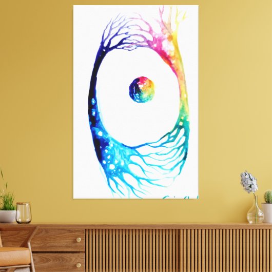 Toile Neurones connectés (Insitu(Salon))