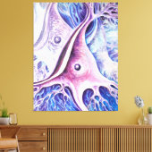 Toile neurones pyramidaux (Insitu(Salon))