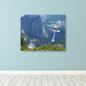 Toile Nevada Falls depuis le Panorama Trail (Insitu (Plancher de Bois))