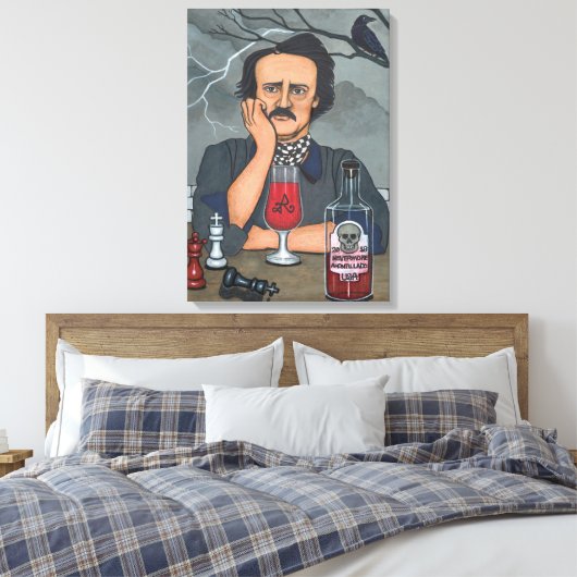 Toile NEVERmore POE (Insitu(Chambre))