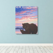 Toile New HampshireBear et Cub (Insitu (Plancher de Bois))