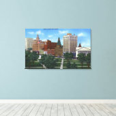 Toile New Haven, CTView de l'autre côté du Green (Insitu (Plancher de Bois))