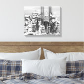 Toile New York (Insitu(Chambre))
