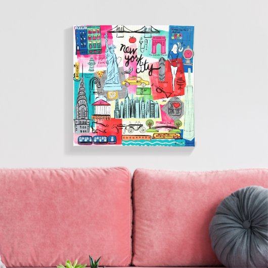 Toile New York (Insitu(Salon))