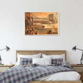 Toile New York City Brooklyn Bridge "Excelsior" (Insitu(Chambre))