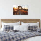 Toile New York City Brooklyn Bridge Sunrise (Insitu(Chambre))