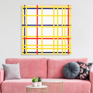 Toile New York City I Piet Mondrian