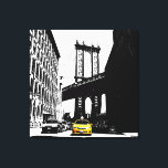Toile New York City Nyc Brooklyn Bridge Taxi jaune<br><div class="desc">New York City Nyc Brooklyn Bridge Taxi Jaune Pop Art Canvas Imprimer.</div>