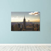 Toile New York City Skyline avec Empire State Building (Insitu (Plancher de Bois))
