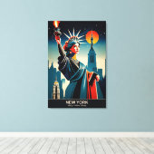 Toile New York : L'état de beauté naturelle (Insitu (Plancher de Bois))