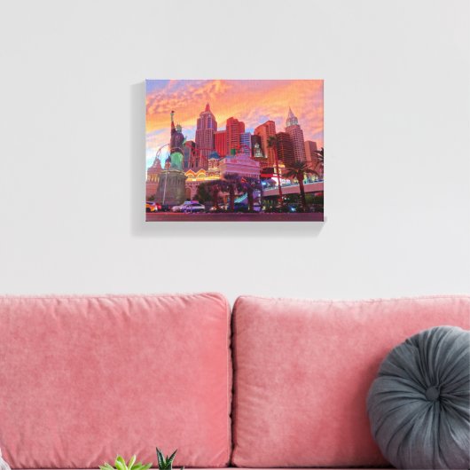 Toile New York - New York Hôtel #3 Canvas (Insitu(Salon))