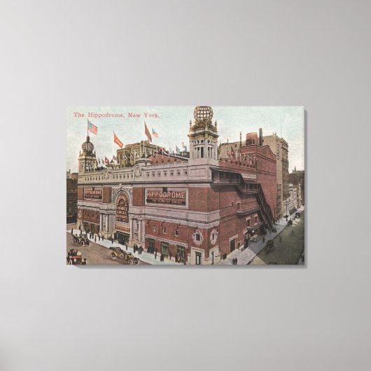 Toile New York, New York - L'hippodrome (Recto)