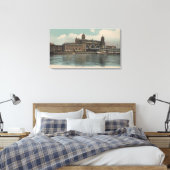 Toile New York, New York - Station d'immigrants sur Elli (Insitu(Chambre))