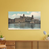 Toile New York, New York - Station d'immigrants sur Elli (Insitu(Salon))