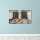 Toile New York, New York - Tunnel de la rivière Hudson, (Insitu (Plancher de Bois))