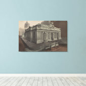 Toile New York, NY - Grand Central Station View (Insitu (Plancher de Bois))