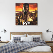 TOILE NEW YORK - NYC (Insitu(Chambre))