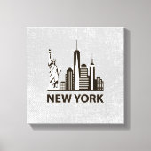 Toile New York | NYC Skyline (Recto)