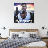 TOILE NEW YORK ROCKS - NYC (Insitu(Chambre))