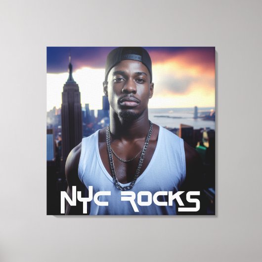 TOILE NEW YORK ROCKS - NYC (Recto)