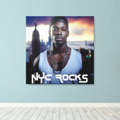 TOILE NEW YORK ROCKS - NYC (Insitu (Plancher de Bois))
