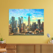Toile New York Skyline (Insitu(Salon))