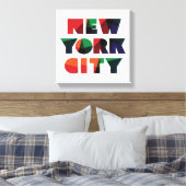 Toile New York | Typographie en gras (Insitu(Chambre))