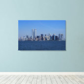 Toile New York, USA. Skyline du centre de Manhattan (Insitu (Plancher de Bois))