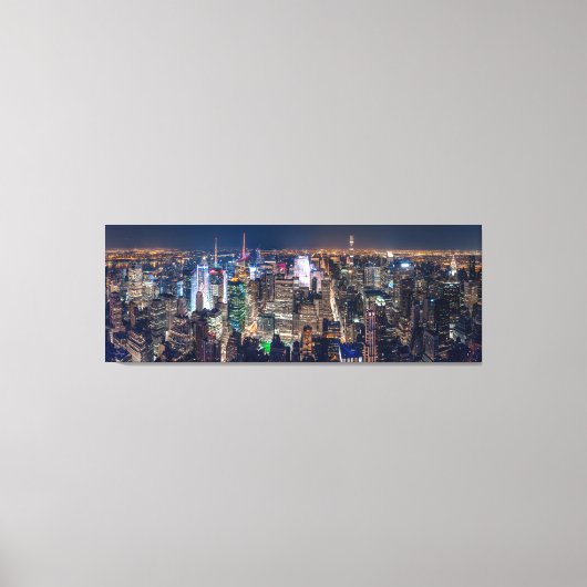 TOILE NEW YORK VILLE LA NUIT (Recto)