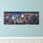 TOILE NEW YORK VILLE LA NUIT (Insitu (Plancher de Bois))