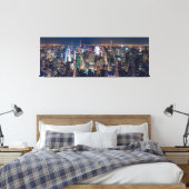 TOILE NEW YORK VILLE LA NUIT (Insitu(Chambre))