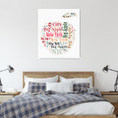 Toile New York words cloud (Insitu(Chambre))
